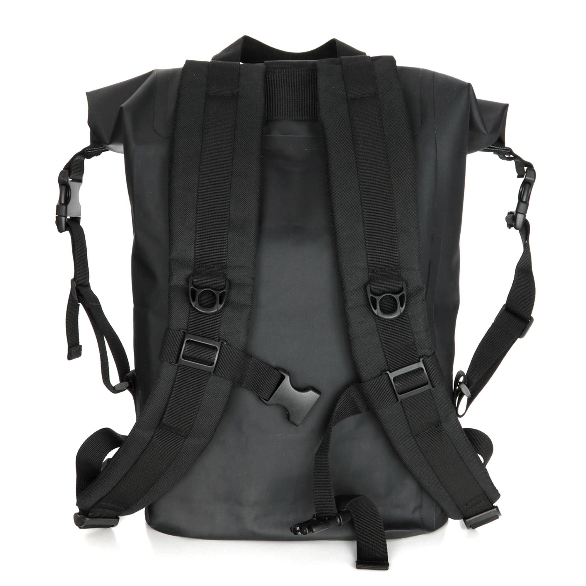 YEAZ  STOCKHOLM Wasserfester Rucksack schwarzes Logo 