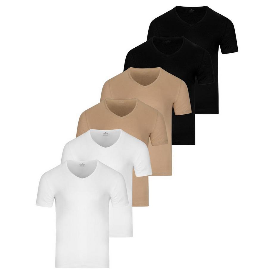 6er Pack Basic - Unterhemd / Shirt Kurzarm