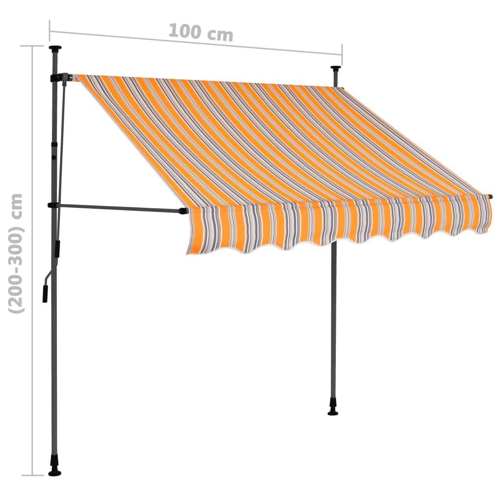 VidaXL tenda da sole retrattile Tessuto  