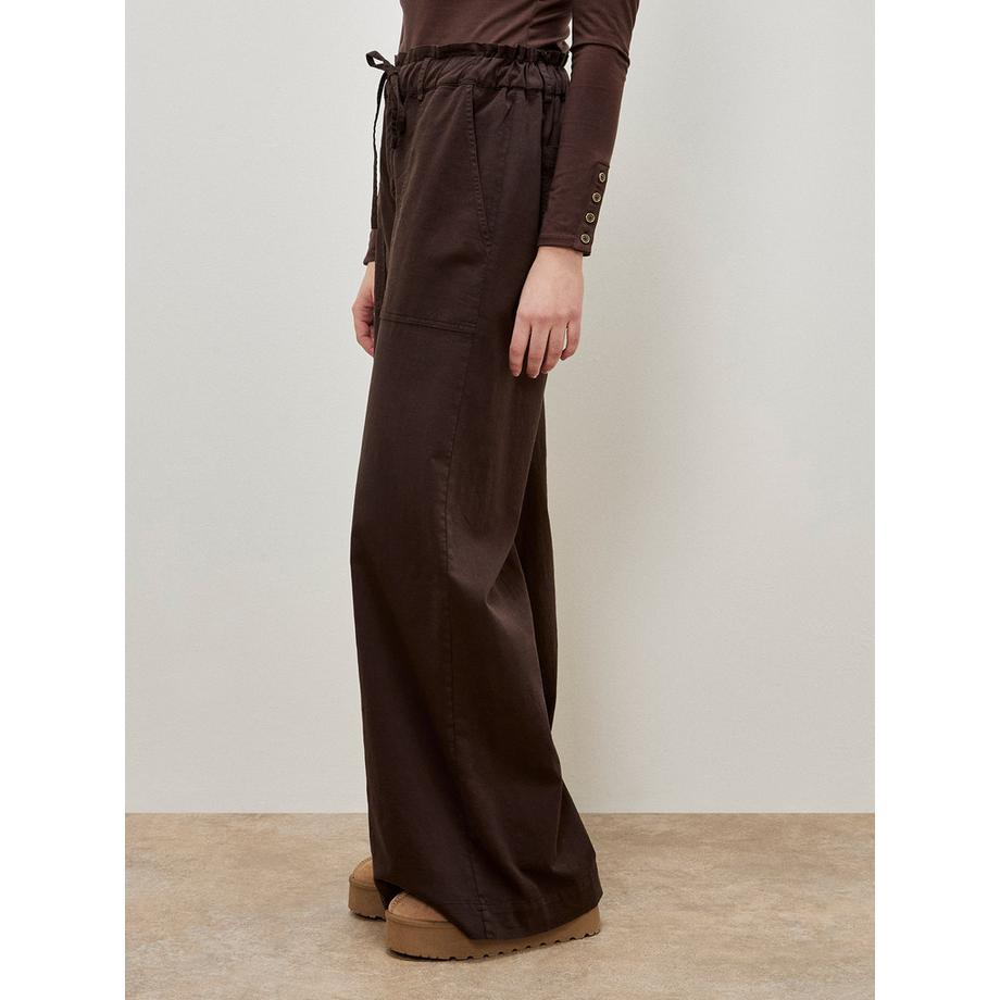 APRICOT Papiertüte-Taille, weit geschnittene Hose  
