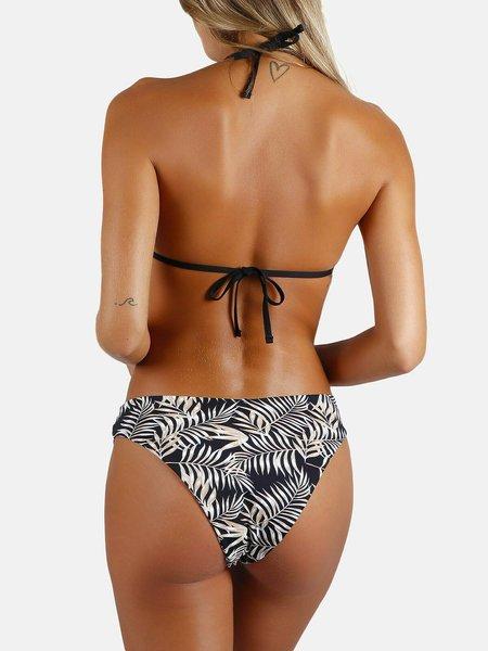 Admas  Zweiteiliges Set Bikini Triangel Push-up Ethnic Leaves 