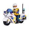 Simba  Feuerwehrmann Sam Polizei Motorrad mit Figur 