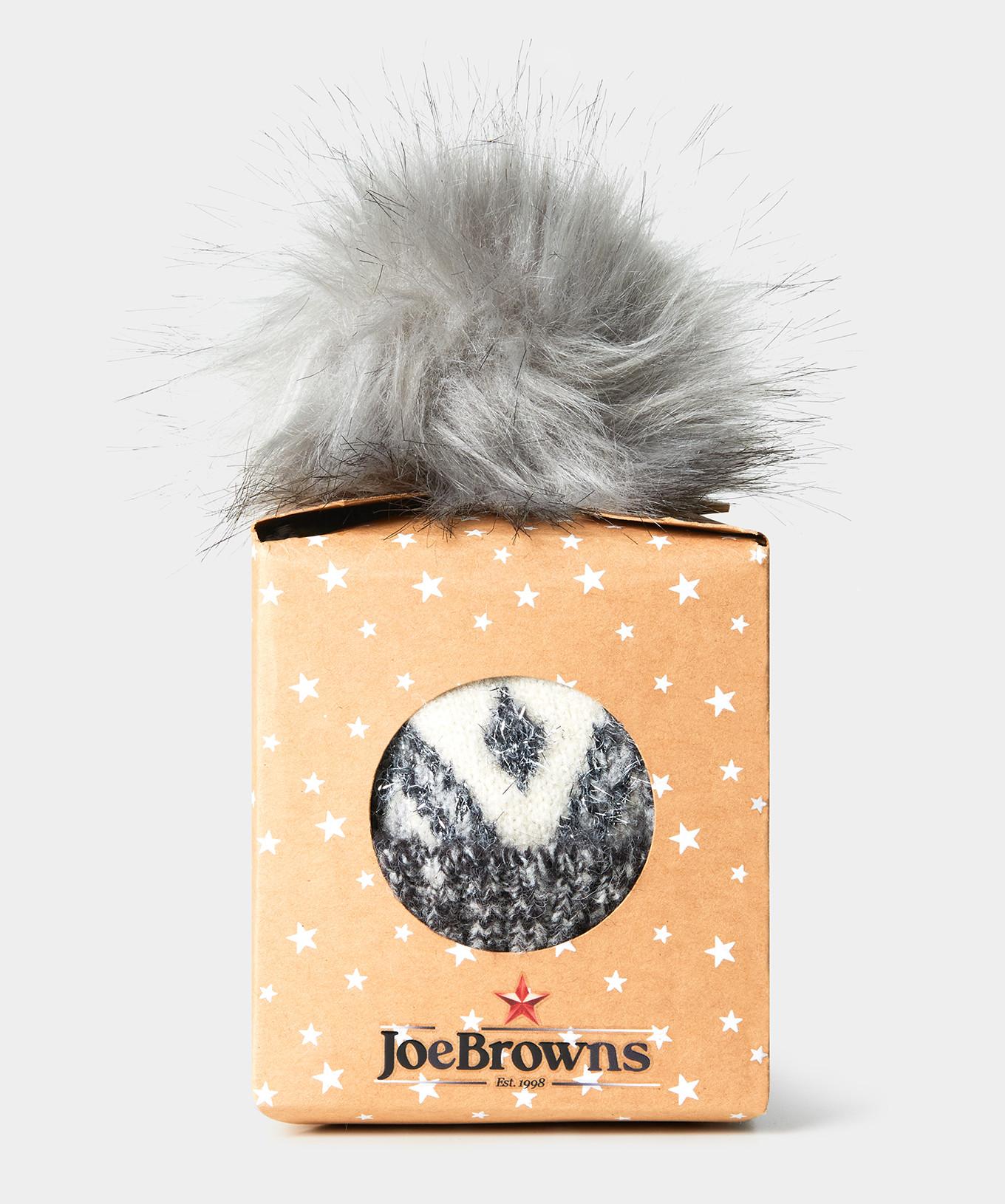 Joe Browns  Fair Isle Bommelmütze Geschenkbox 