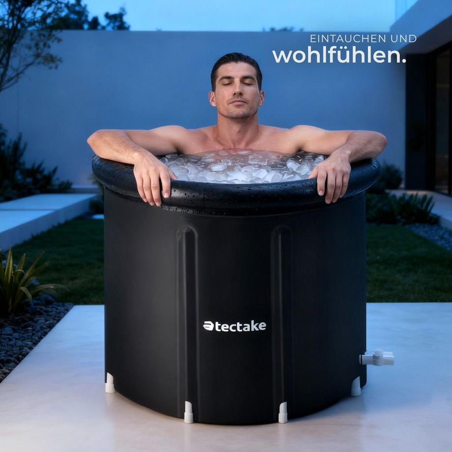 Tectake Baignoire à glace HELSINKI pliable avec triple isolation  