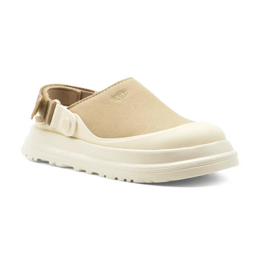 Goldenglow canvas clog