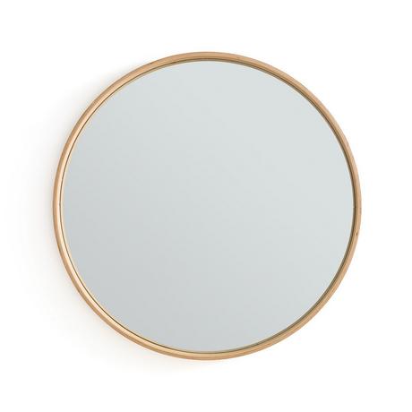 La Redoute Intérieurs Miroir rond plaqué chêne Ø80 cm  