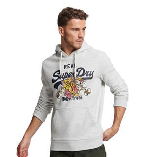 Superdry  Felpa  Vestibilità confortevole-VINTAGE NARRATIVE HOOD 