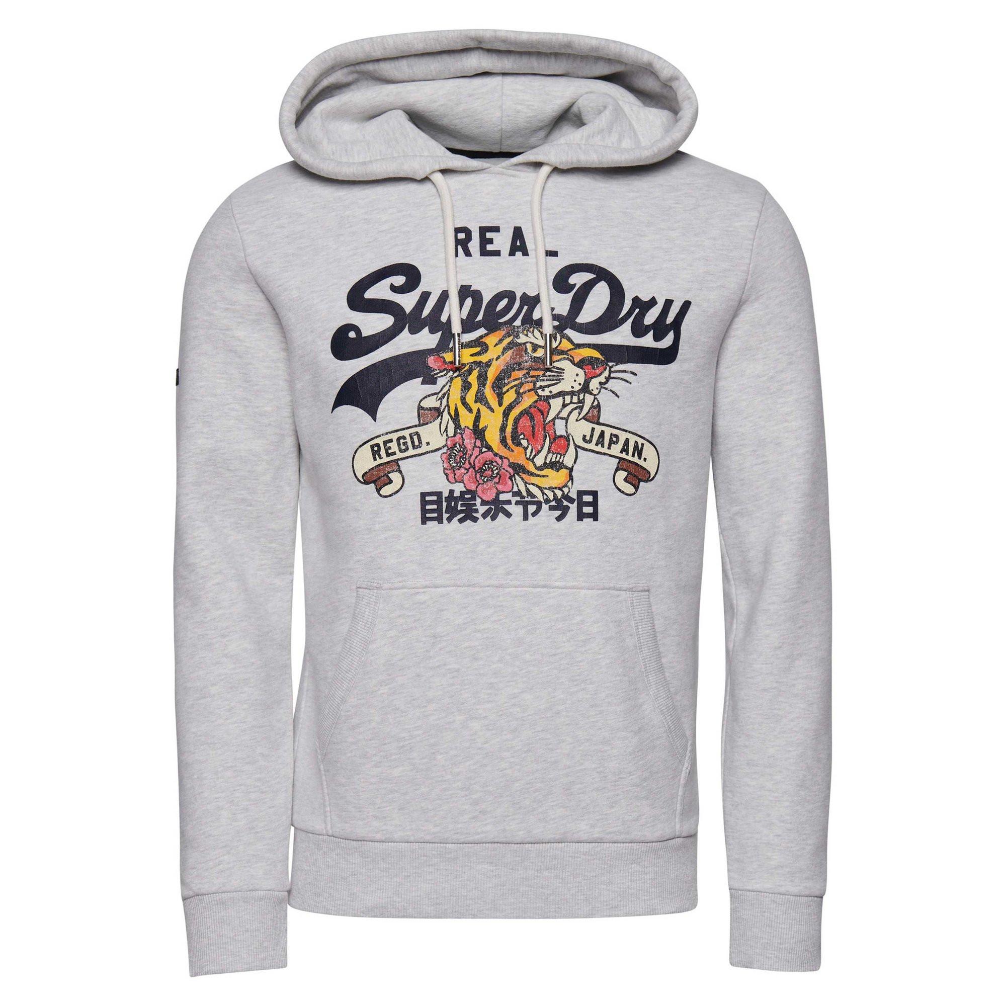 Superdry  Sweat-shirt  Confortable à porter-VINTAGE NARRATIVE HOOD 