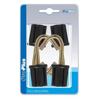 Pricenet  Attacco palo tenda piegato 25mm 4 pezzi in blister 