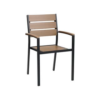 Beliani Set da pranzo per giardino con sedie en Legno plastico Industriale VERNIO  