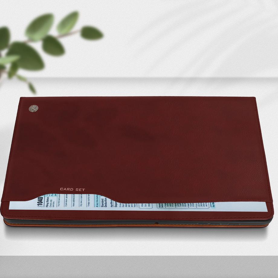 Avizar  Samsung Galaxy Tab S7 FE Hülle Bordeaux 