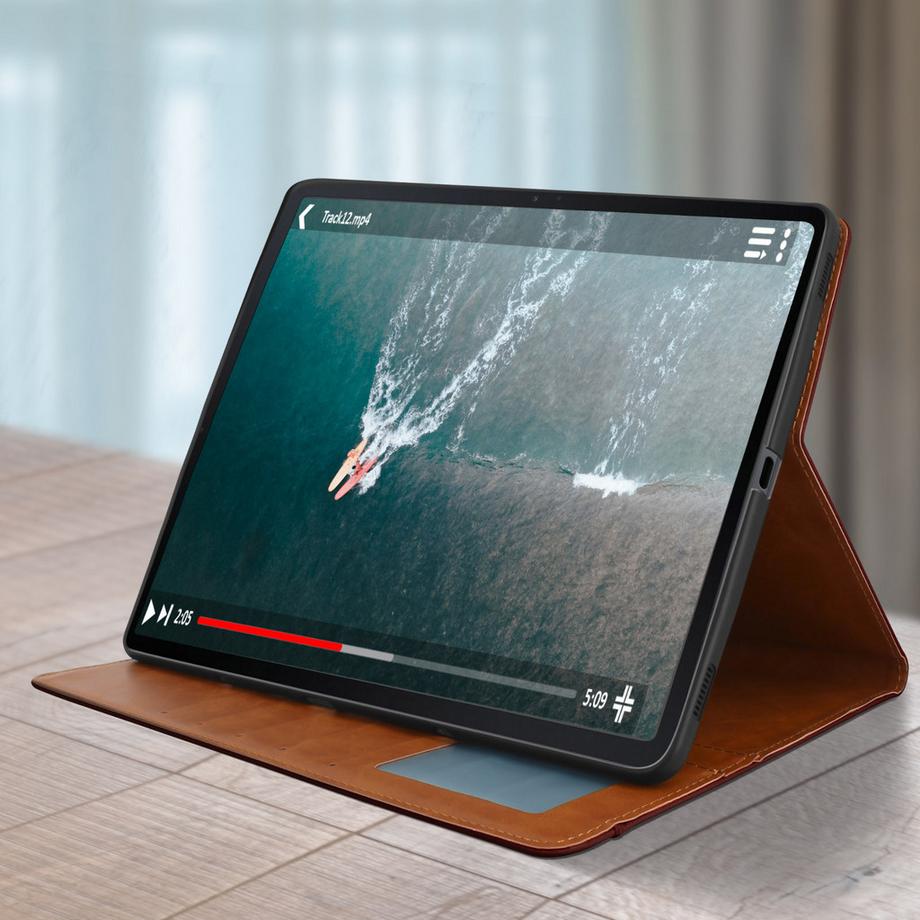 Avizar  Samsung Galaxy Tab S7 FE Hülle Bordeaux 