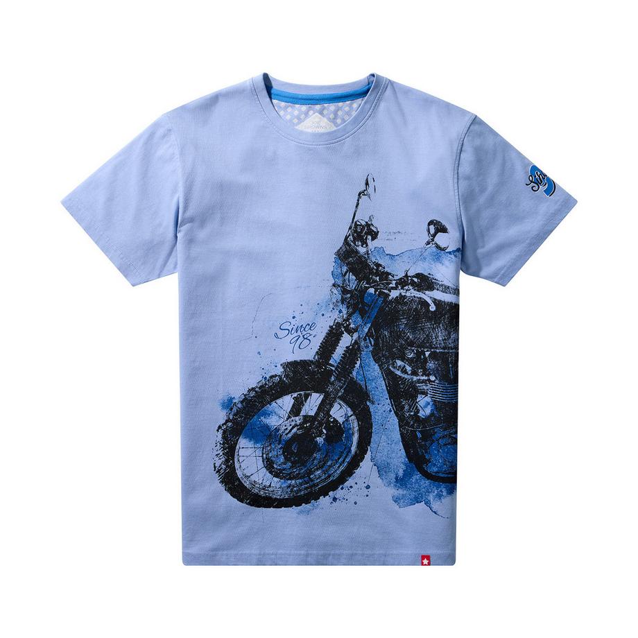 Joe Browns T-Shirt mit skizziertem Motorradmotiv  