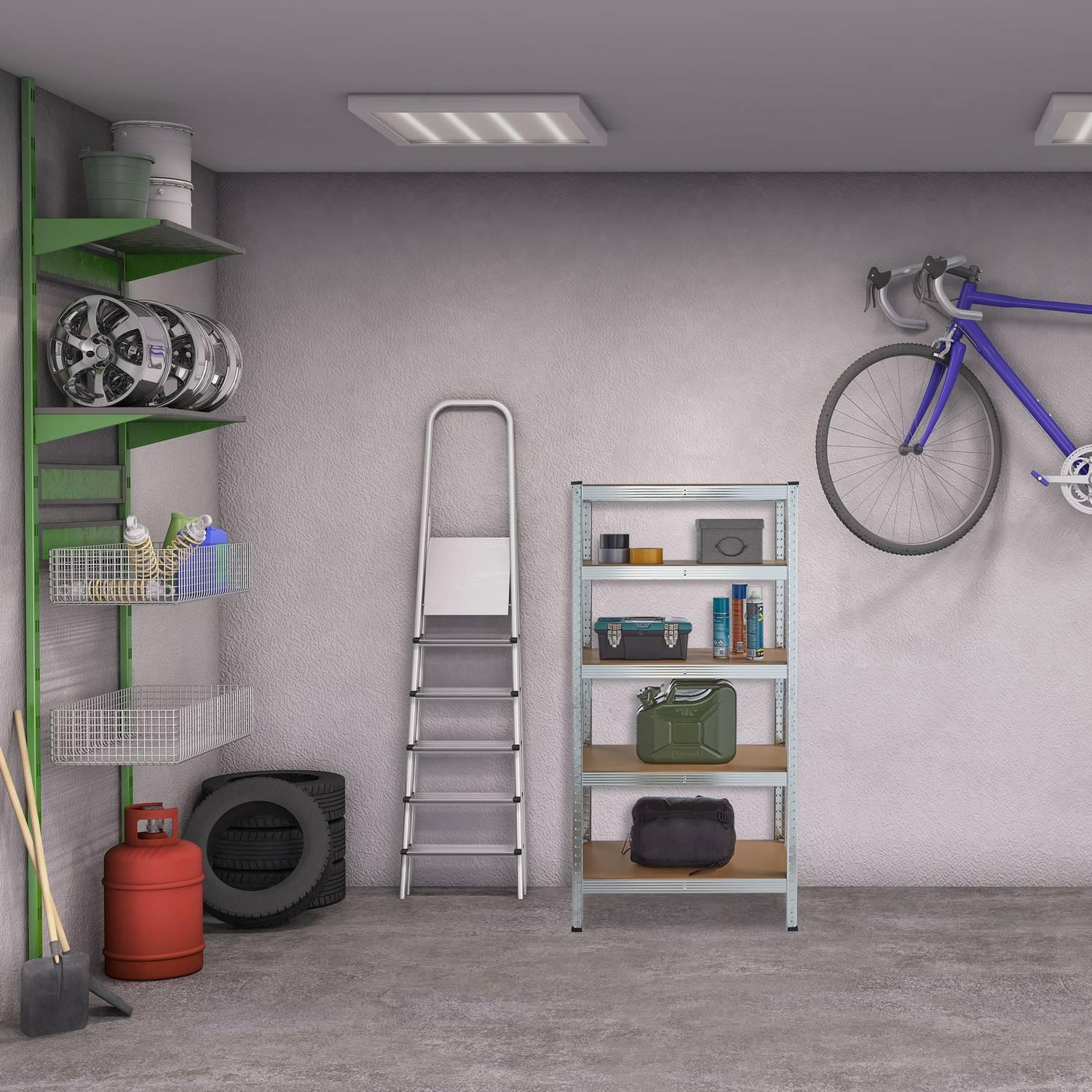 B2X Étagère de rangement à 5 étagères  