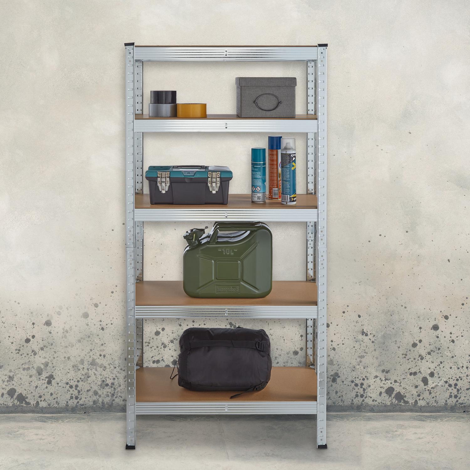 B2X Étagère de rangement à 5 étagères  