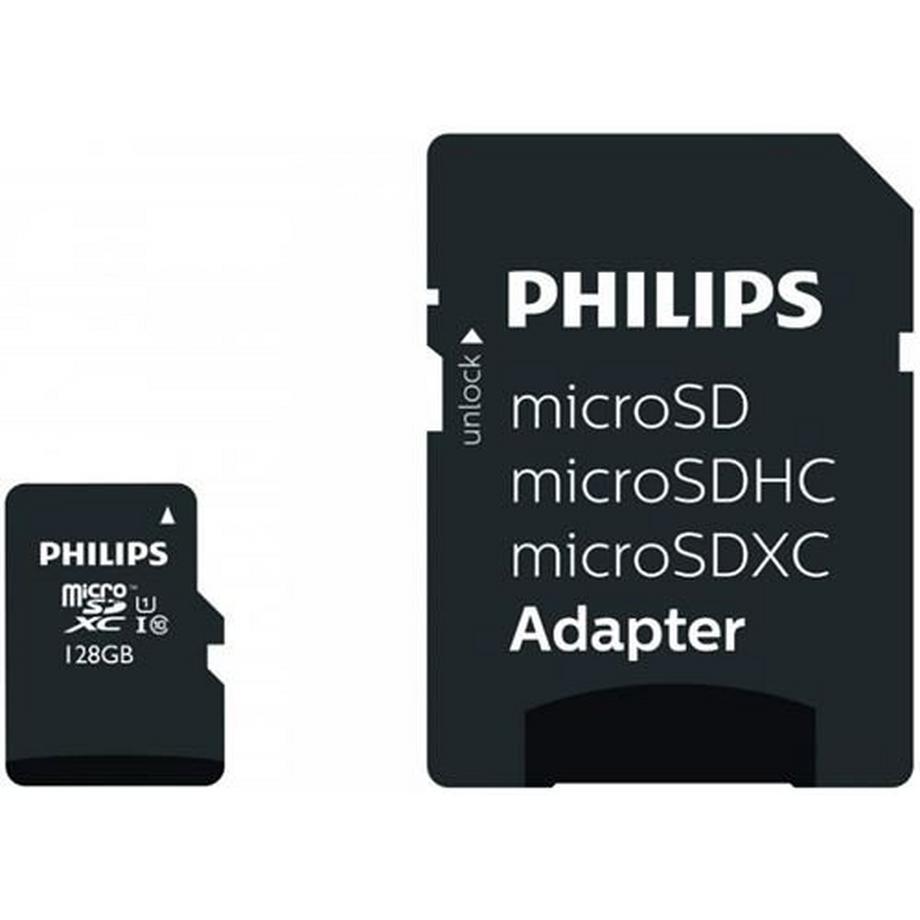 PHILIPS  FM12MP45B - Flash-Speicherkarte - 128 GB - UHS Klasse 1 / Klasse 10 - SDXC 