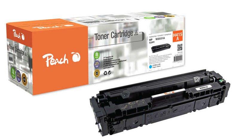 Peach  PT1136 Cartouche de toner 1 pièce(s) Compatible Cyan 