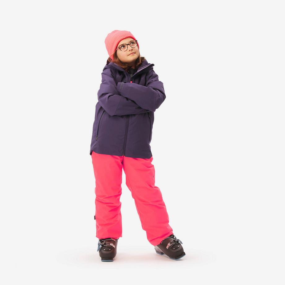 WEDZE  Ski Jacke Maedchen warm wasserdicht Polyester 