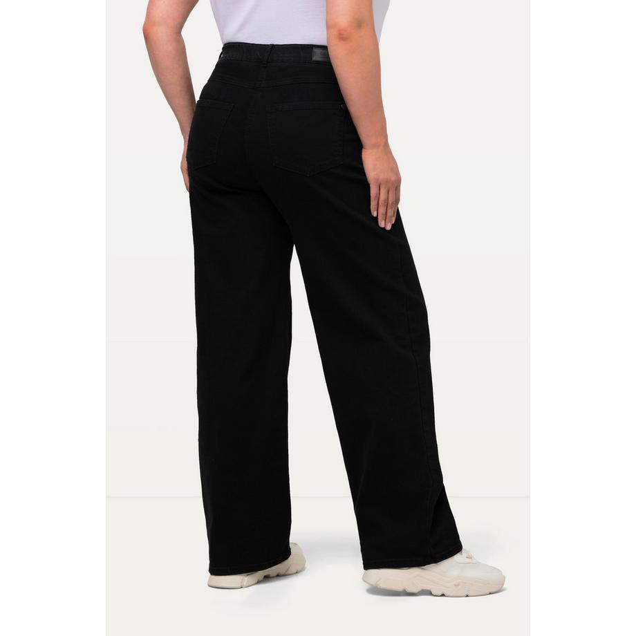 Ulla Popken Mary Jambe Large 5-Poches Taille Confort Jeans  