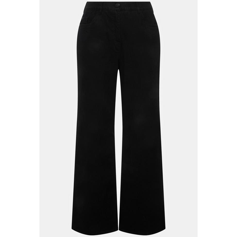 Ulla Popken Mary Jambe Large 5-Poches Taille Confort Jeans  