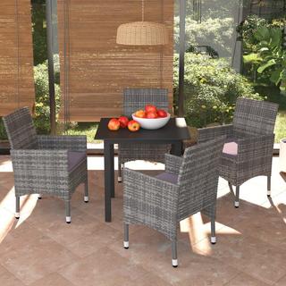 VidaXL Essgruppe poly-rattan  