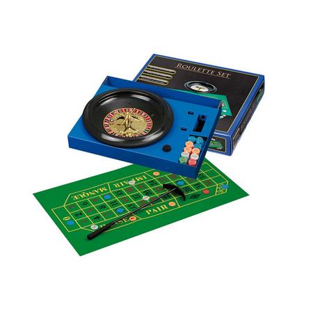 Philos  Spiele Roulette Set mit Kunststoffteller 