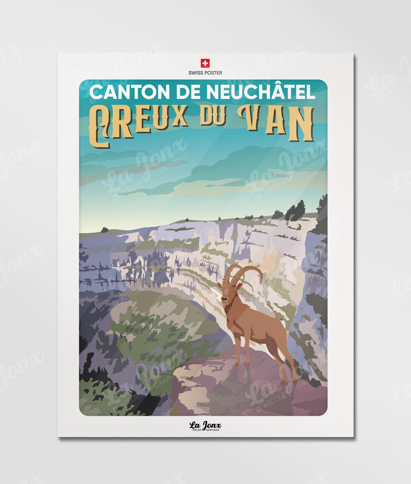 La-Jonx Affiche de Creux-du-van  