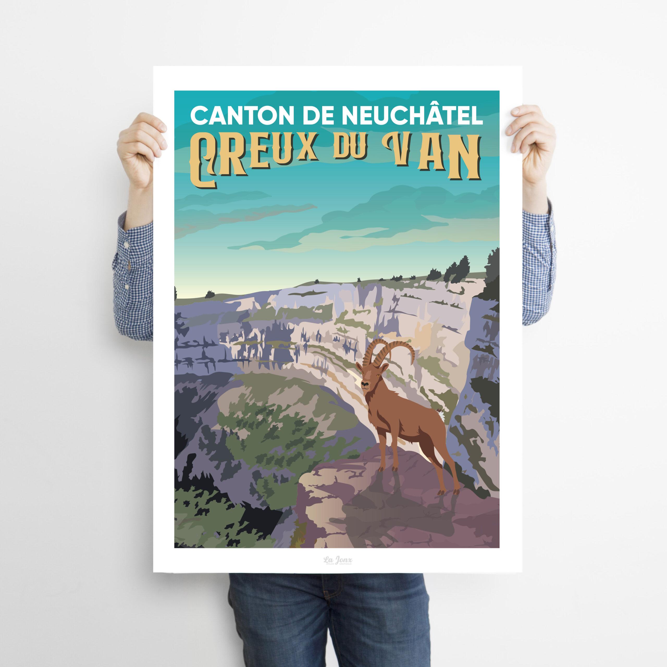 La-Jonx Affiche de Creux-du-van  