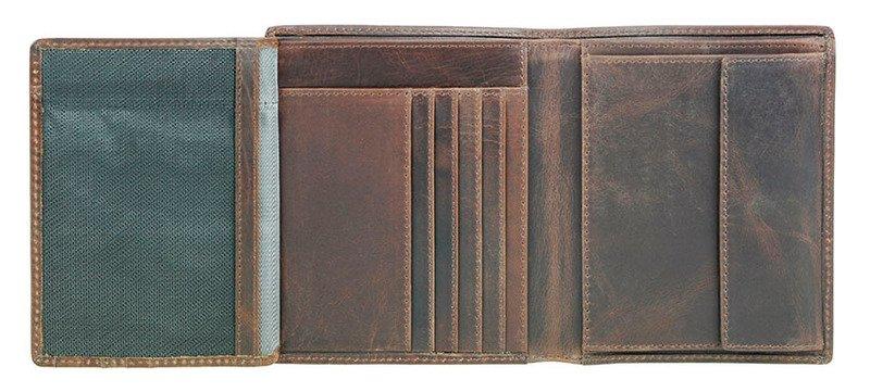 BUGATTI Romano RFID Portafoglio formato verticale con patta  