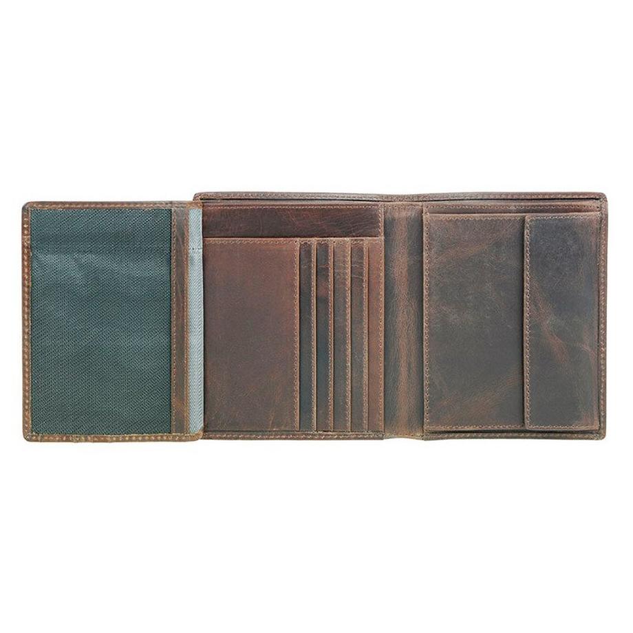 BUGATTI Romano RFID Portafoglio formato verticale con patta  