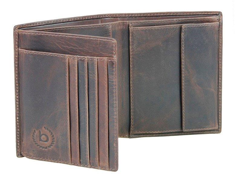 BUGATTI Romano RFID Portafoglio formato verticale con patta  