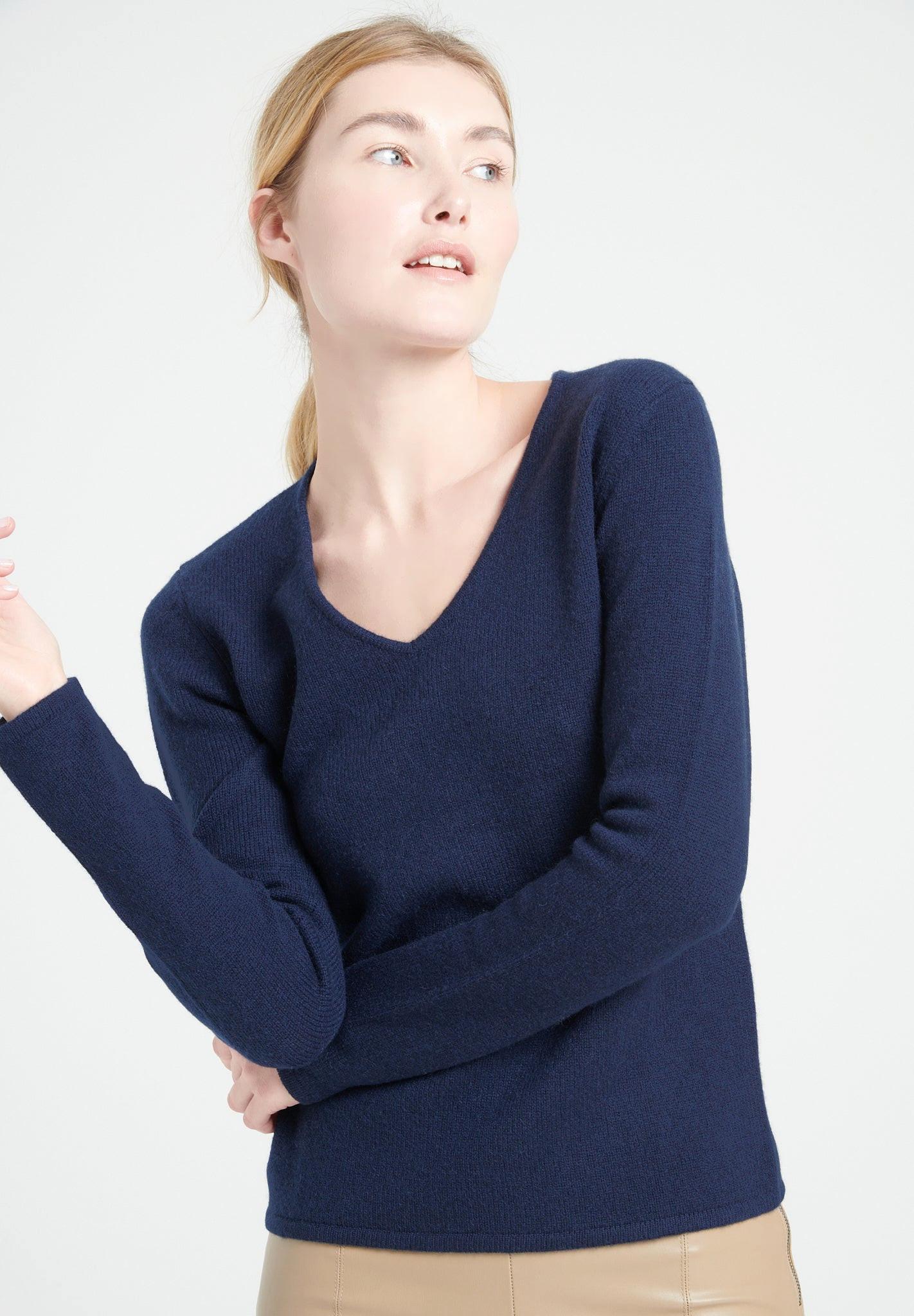 Studio Cashmere8  LILLY 20 Pull col V 4 fils - 100% cachemire 