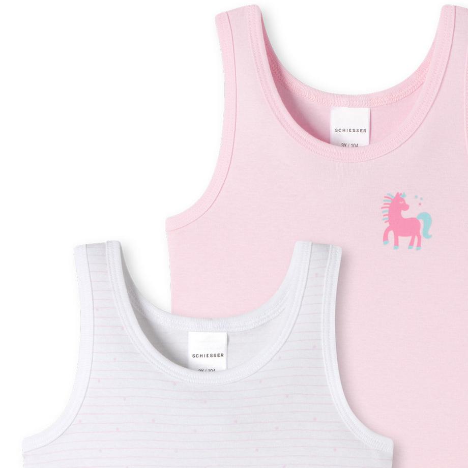 Schiesser  6er Pack Kids Girls Feinripp Organic Cotton - Unterhemd 