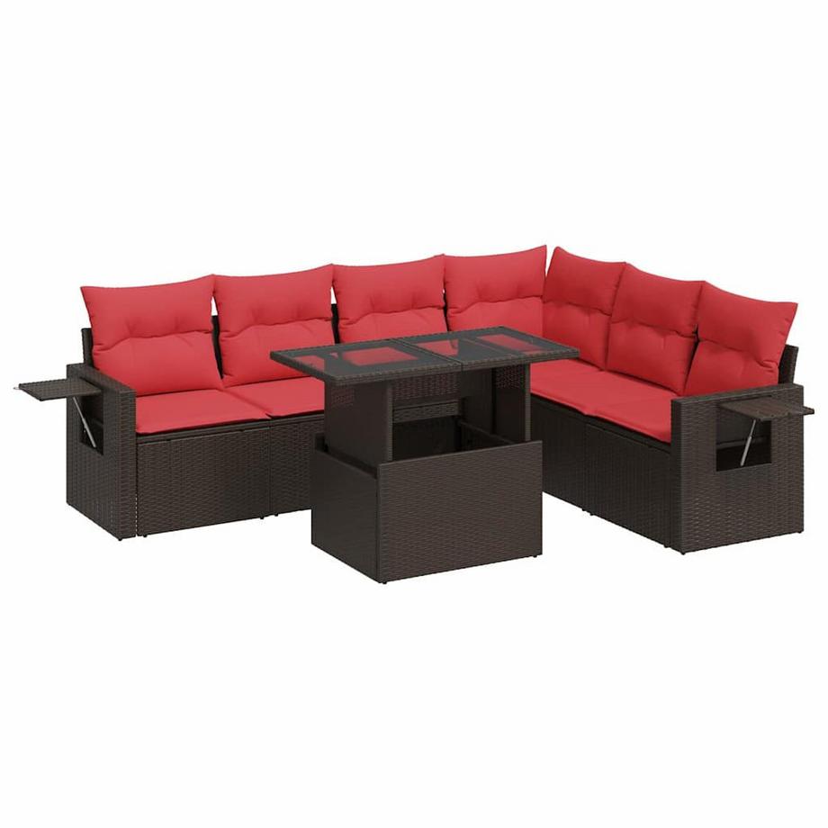 set divano da giardino Polirattan