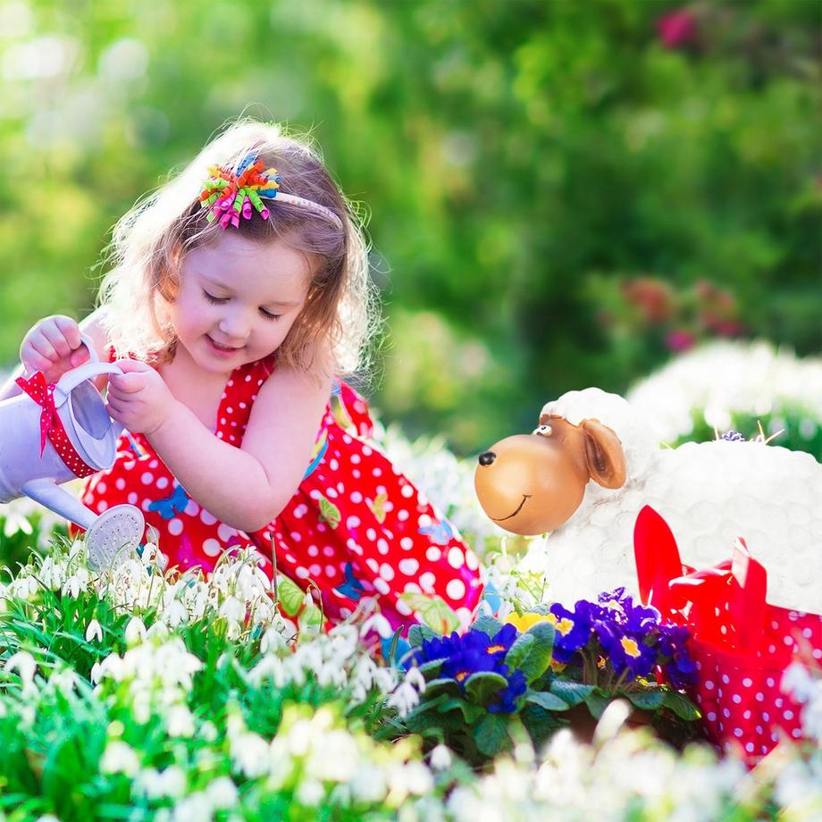 B2X  Gartenfigur Schaf 