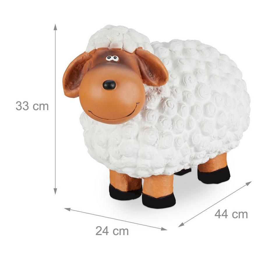 B2X  Gartenfigur Schaf 