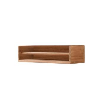 Mensola da parete per bambini in teak massello 60 cm Ugo