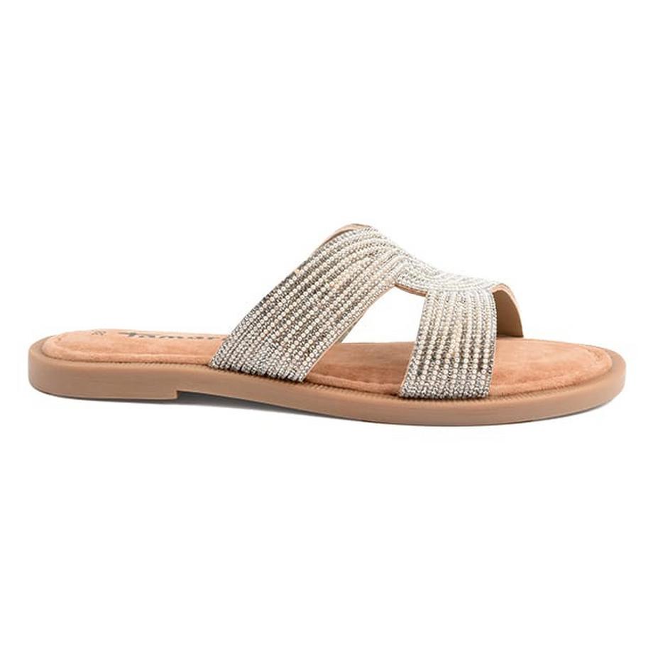 Tamaris Corales Strassverzierte Flache Sandalen  