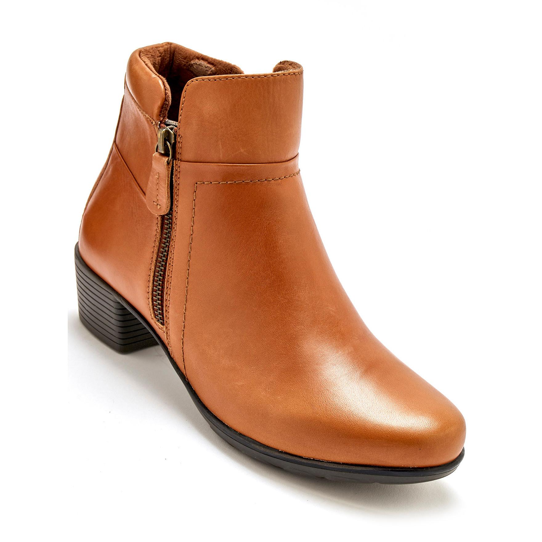 Pédiconfort  bottines à double zip avec aérosemelle 