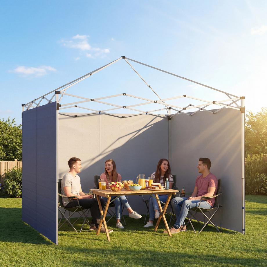 Outsunny Seitenteile für Pavillon  