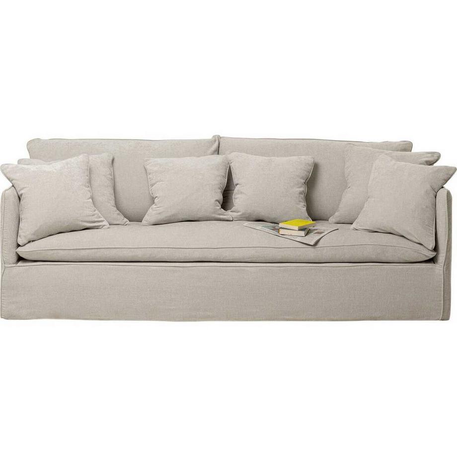 KARE Design Sofa Boheme 3-Sitzer creme 227  