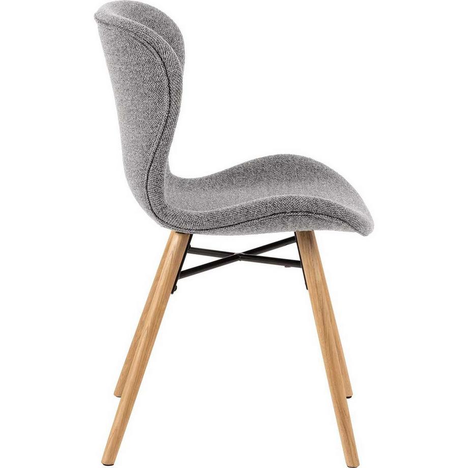 mutoni Chaise de salle à manger Norway grise (1 pièce)  