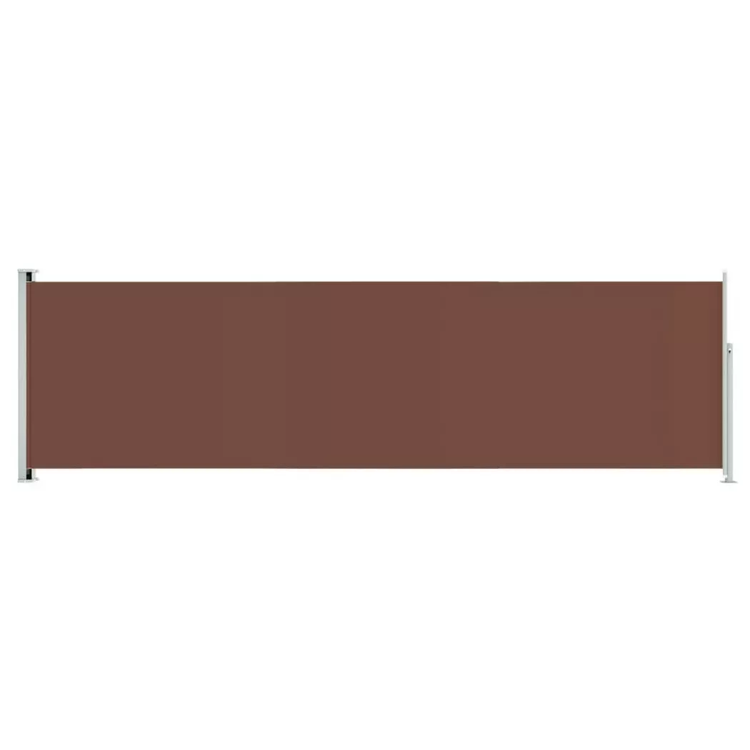 vidaXL Seitenmarkise Ausziehbar 180x600 cm Braun