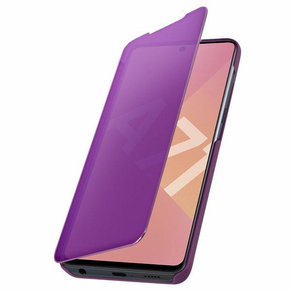 Avizar  Étui Folio Miroir Galaxy A71 Violet 