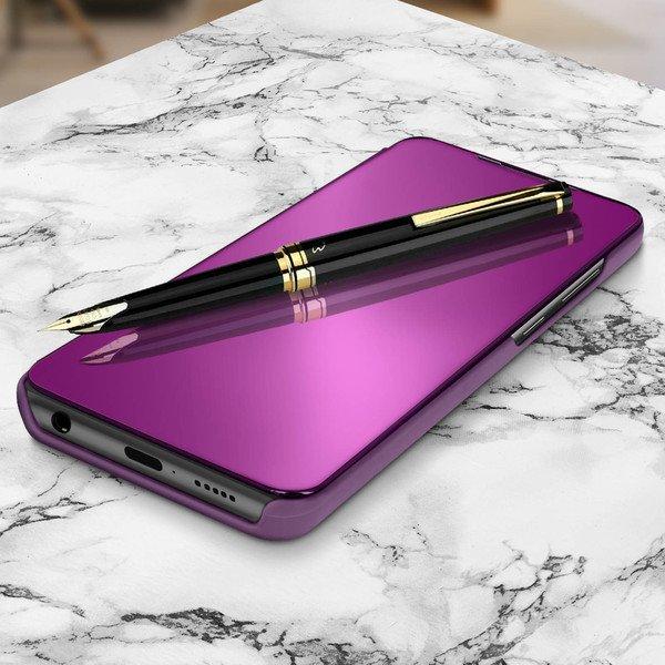 Avizar  Étui Folio Miroir Galaxy A71 Violet 