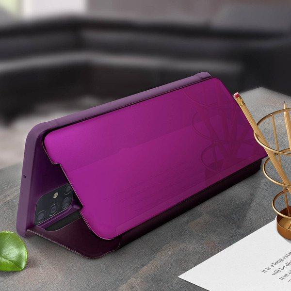 Avizar  Étui Folio Miroir Galaxy A71 Violet 