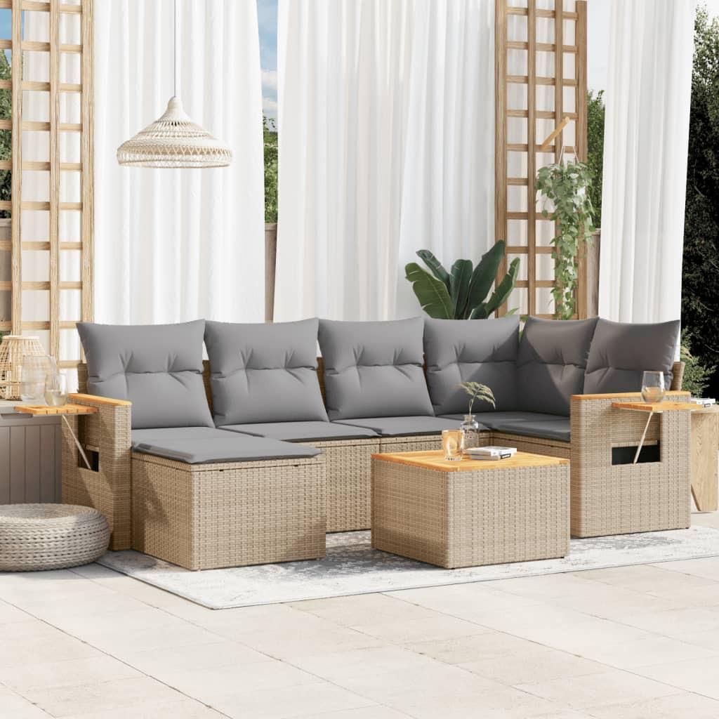 VidaXL Garten sofagarnitur poly-rattan  