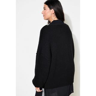 Studio Untold  Pullover, V-Ausschnitt, weiter Langarm, oversized 