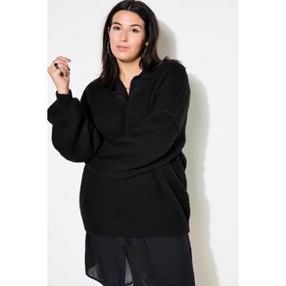 Studio Untold  Pull oversized, col V, manches longues et amples 