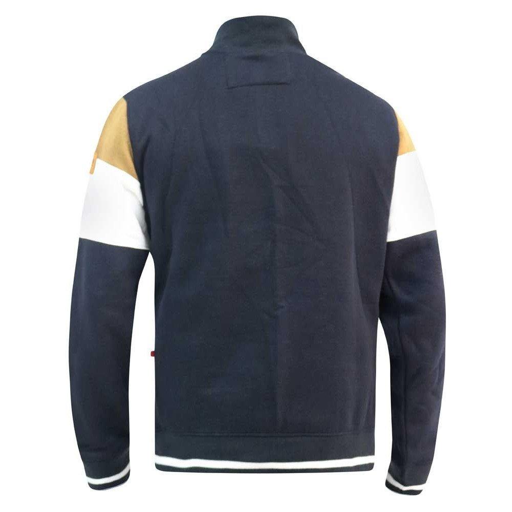 Duke Kenington Color Block Quarter Zip Sweatshirt  